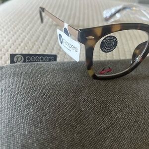 3 pairs of Peepers Blue Light Filtering Glasses, New never worn